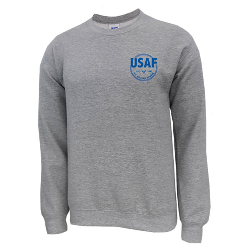 Air Force Veteran Left Chest Crewneck