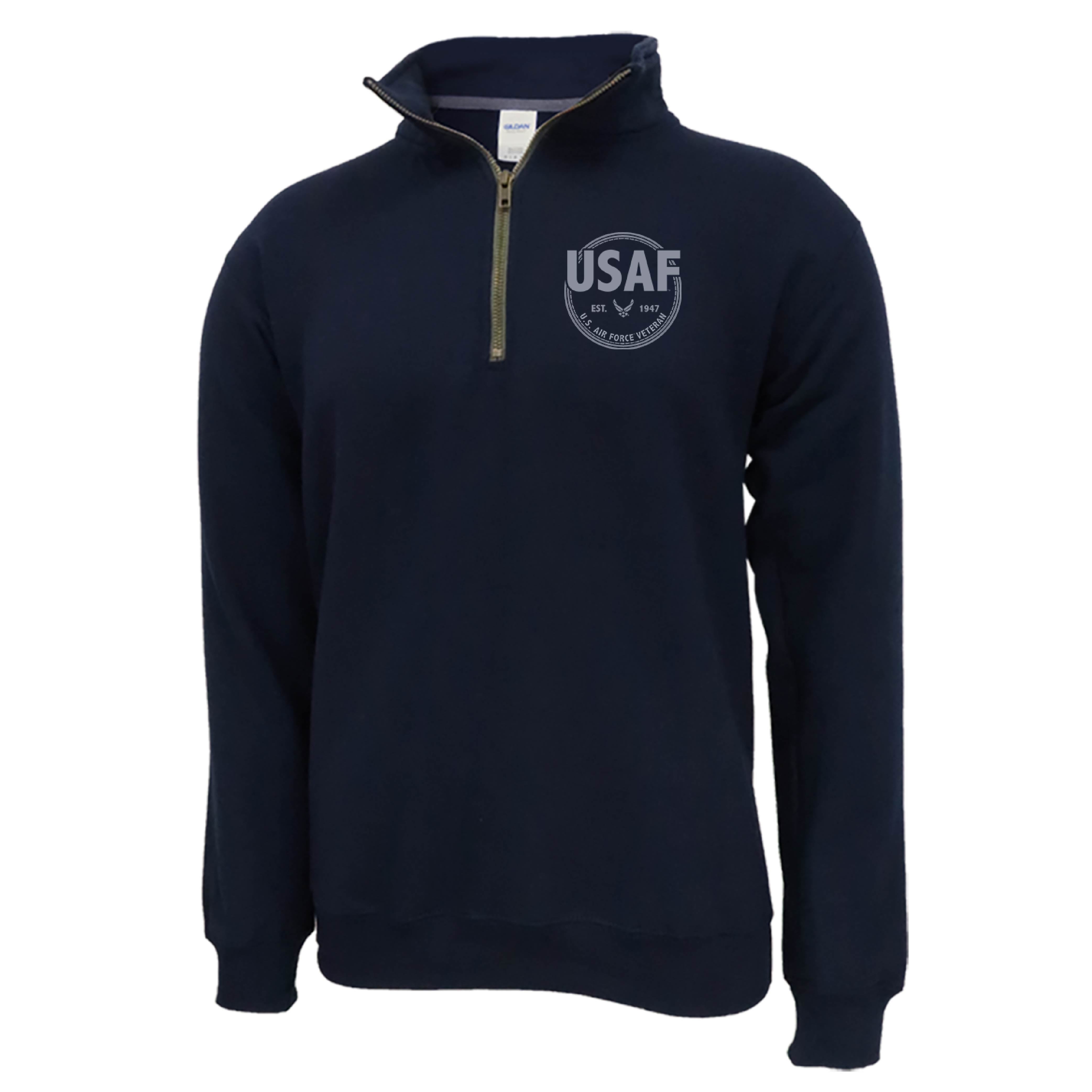 Air Force Retired Left Chest 1/4 Zip