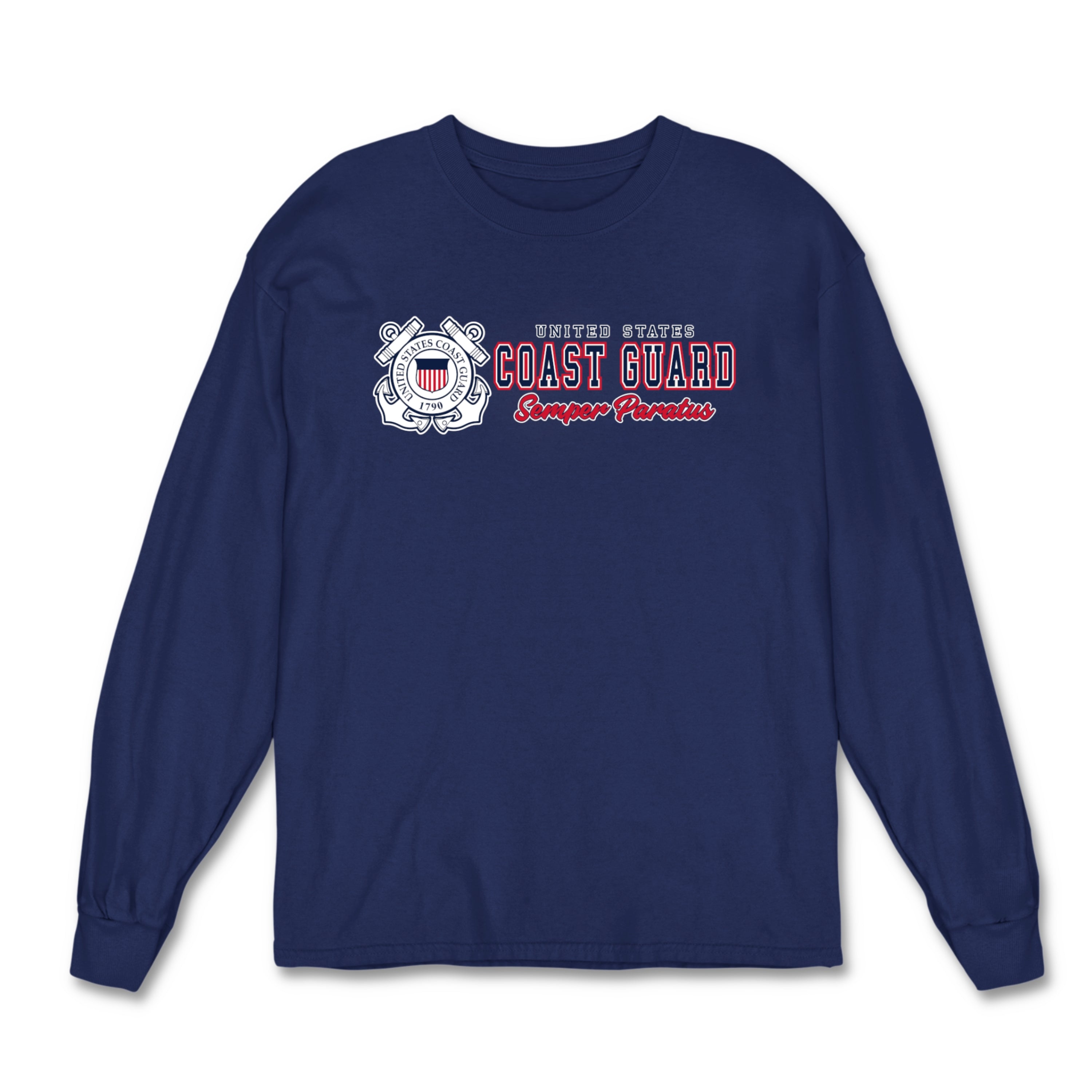 United States Coast Guard Semper Paratus Long Sleeve T-Shirt