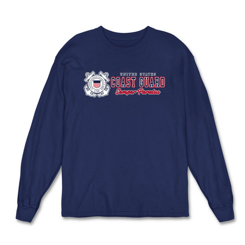 United States Coast Guard Semper Paratus Long Sleeve T-Shirt