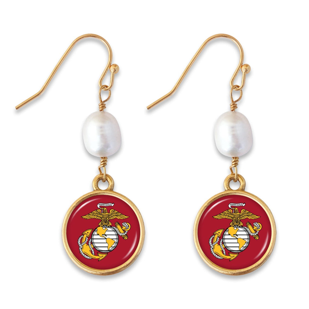 USMC EGA Diana Earrings