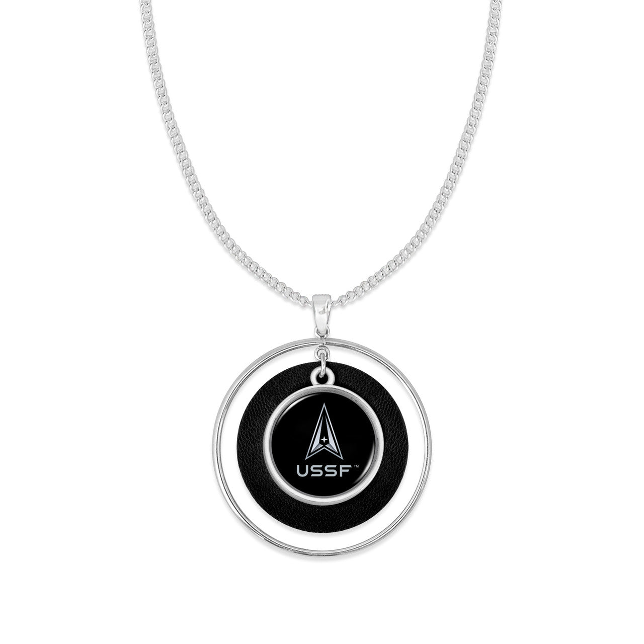 U.S. Space Force Lindy Necklace (Black)