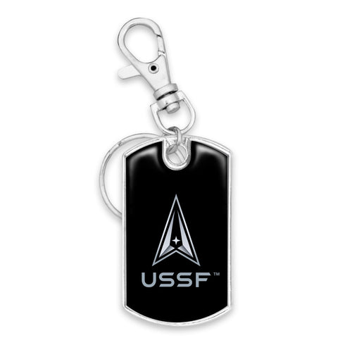 U.S. Space Force Dog Tag Key Chain