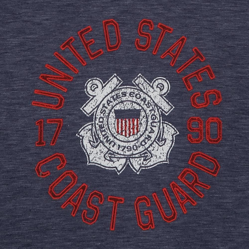 Coast Guard Ladies Under Armour Breezy V-Neck T-Shirt (Navy)