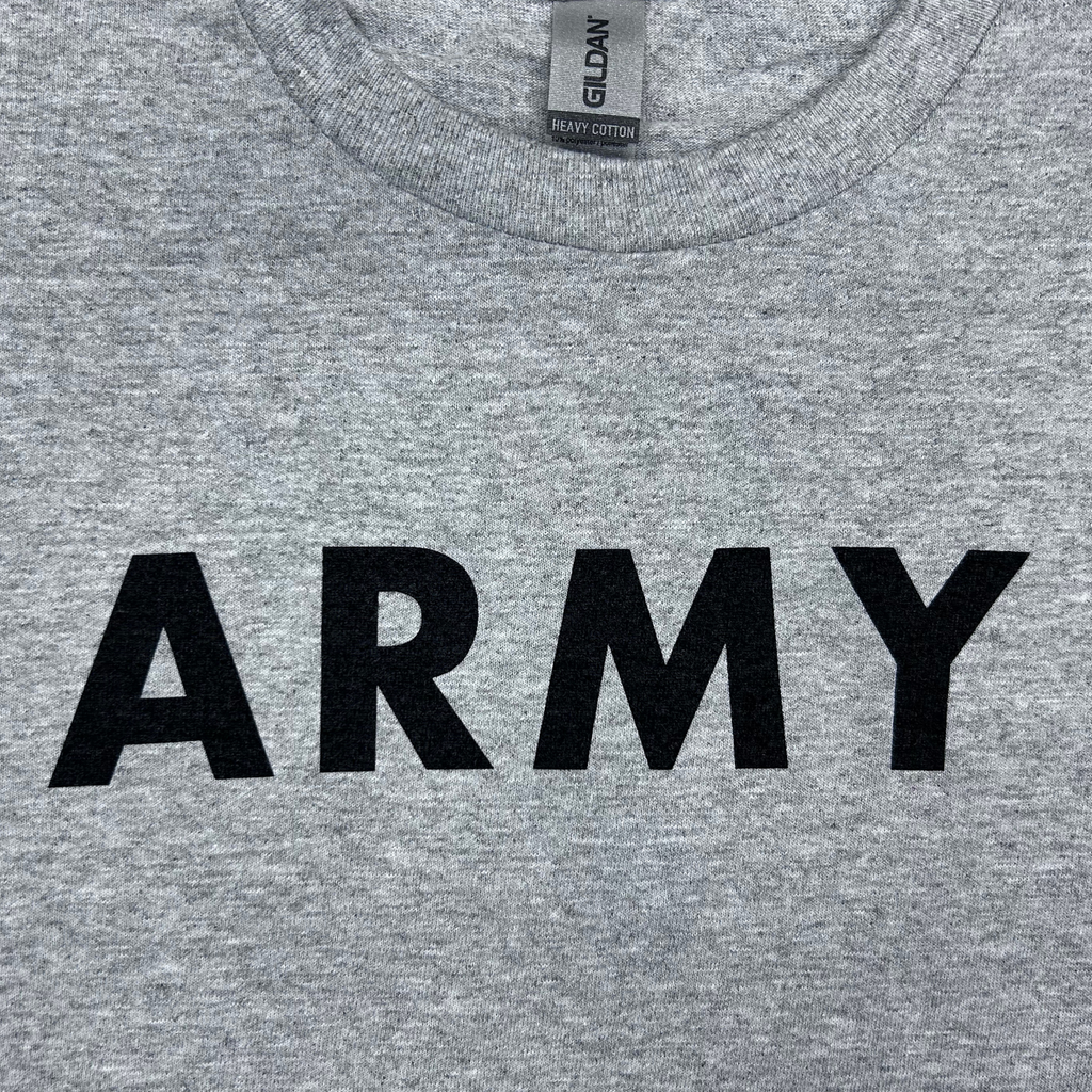 Army Youth Logo Core Long Sleeve T-Shirt (Grey)