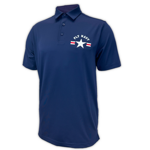 Navy Under Armour Fly Navy Performance Polo (Navy)