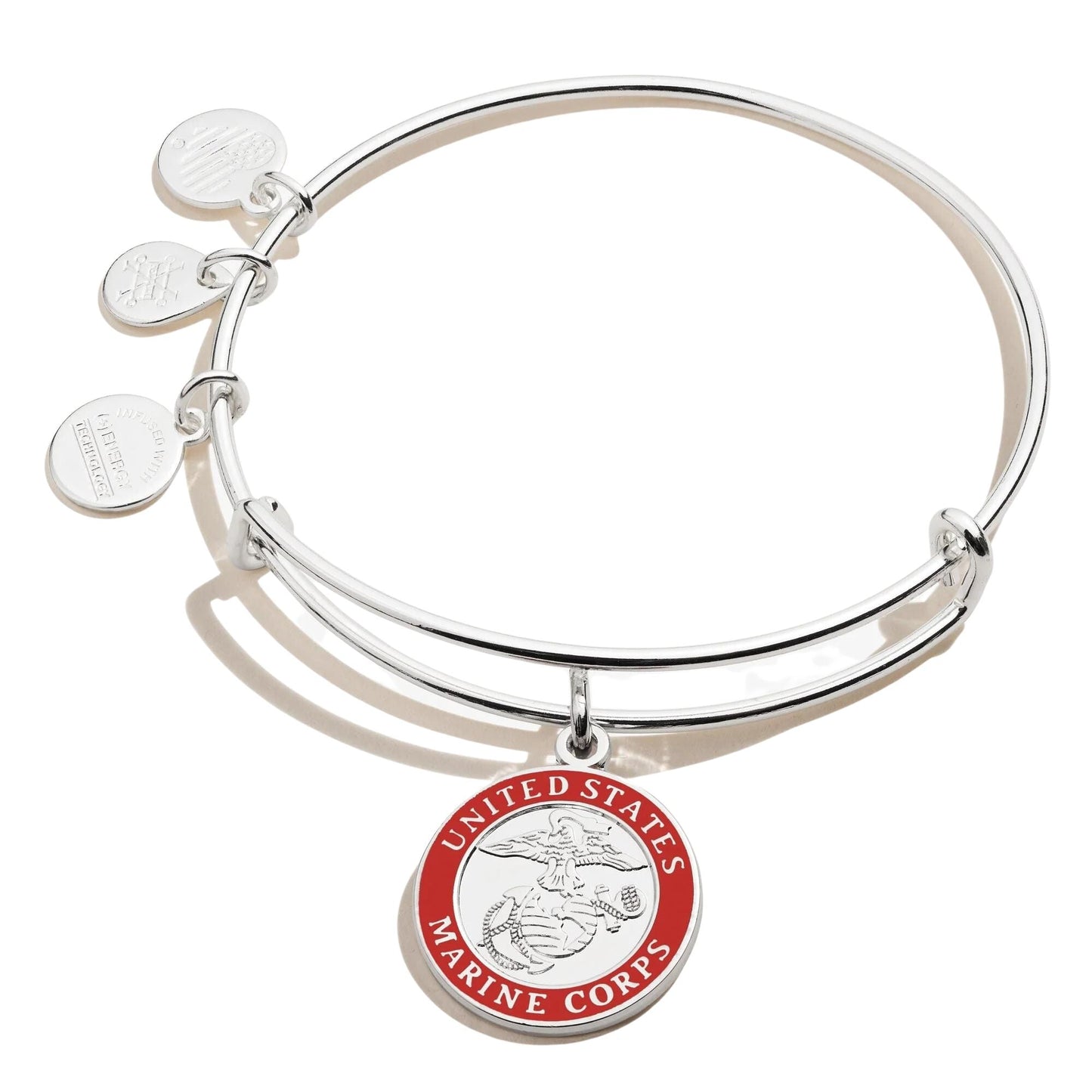 Alex and Ani Marines Bangle Bracelet (Silver)