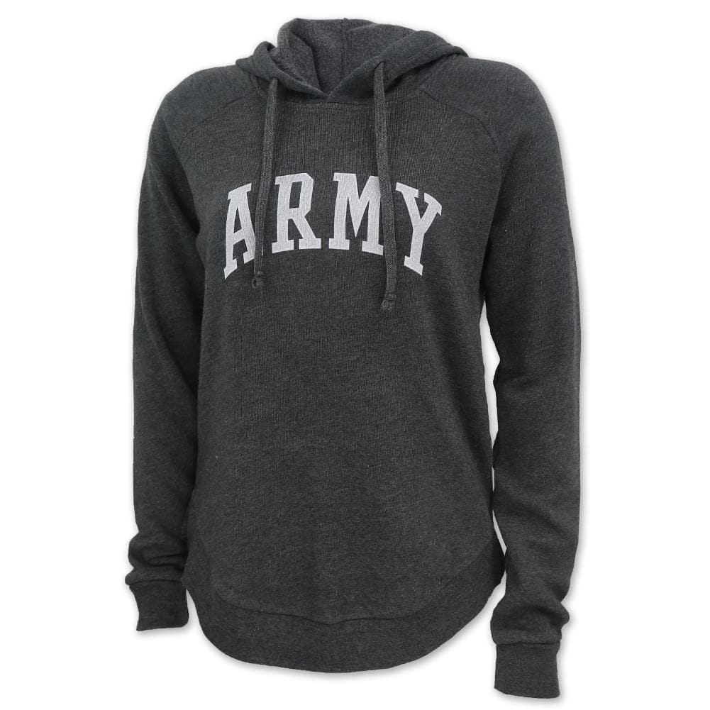 Army Ladies Jordan Angel Fleece Hood (Charcoal)