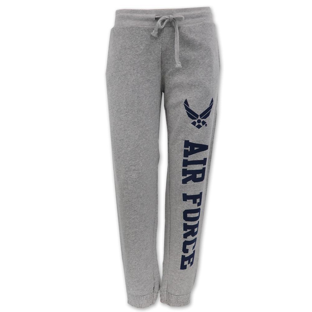 Air Force Ladies Angel Fleece Sweatpants (Heather Grey)