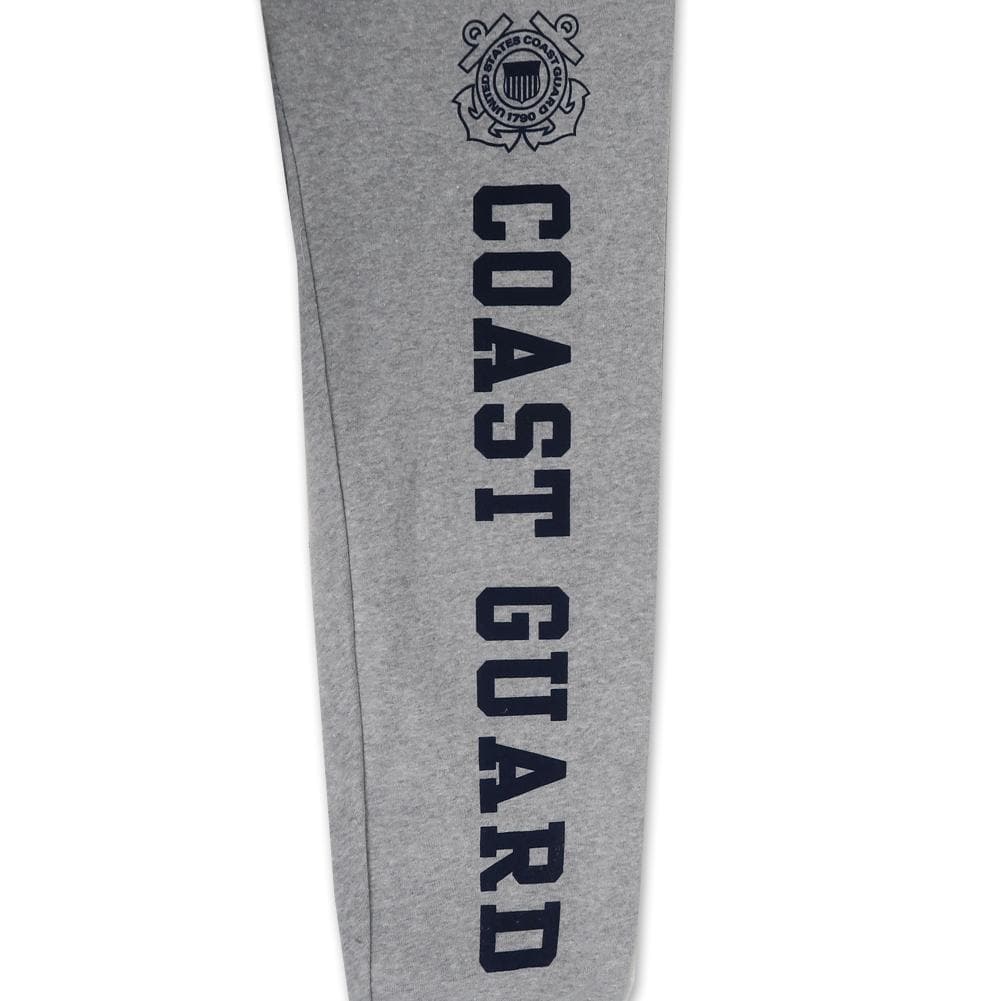 Coast Guard Ladies Angel Fleece Sweatpants (Heather Grey)