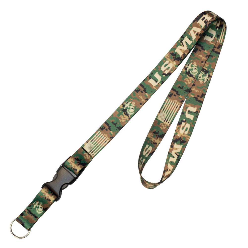 U.S. Marines Camo Lanyard