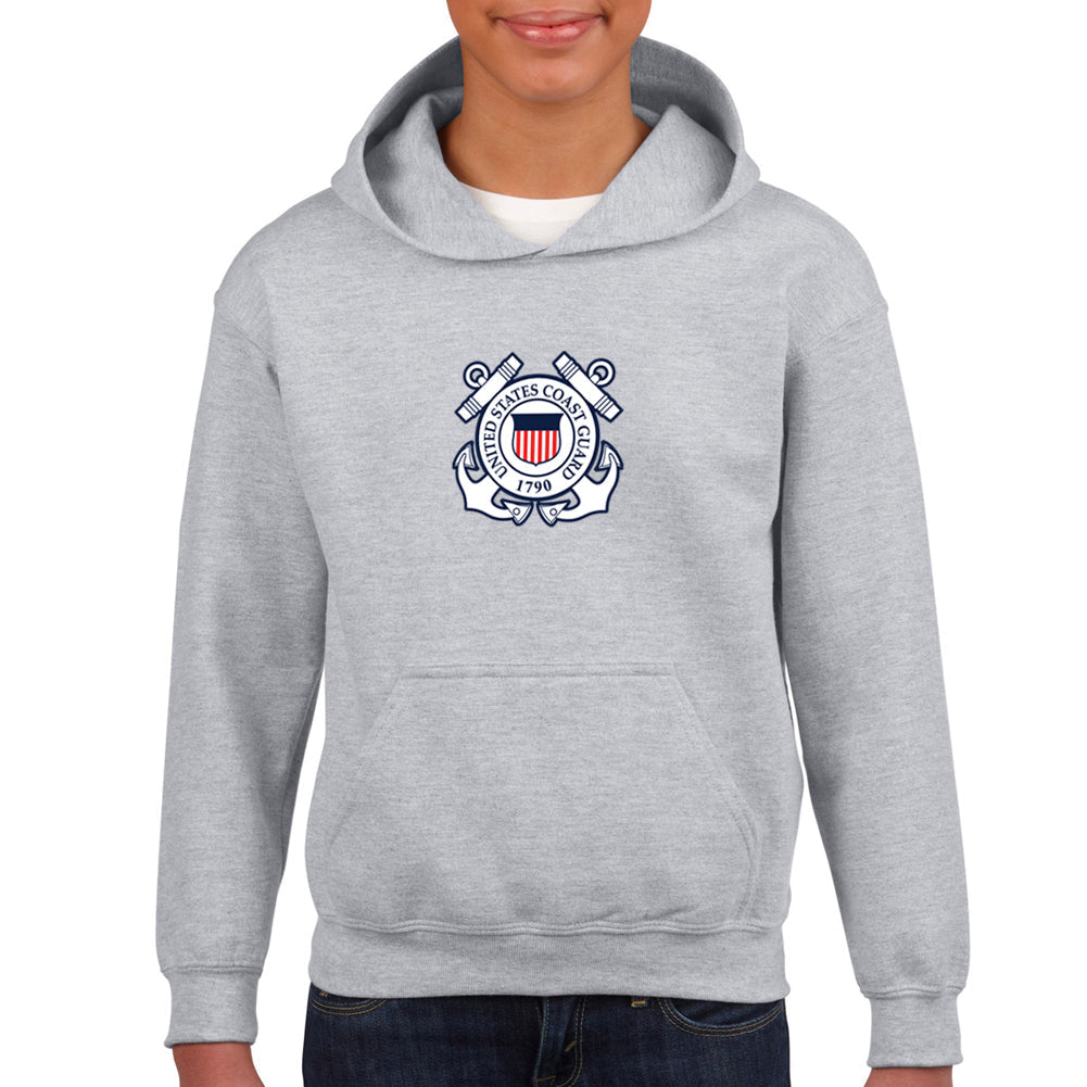 Coast Guard Youth Seal Logo Hood