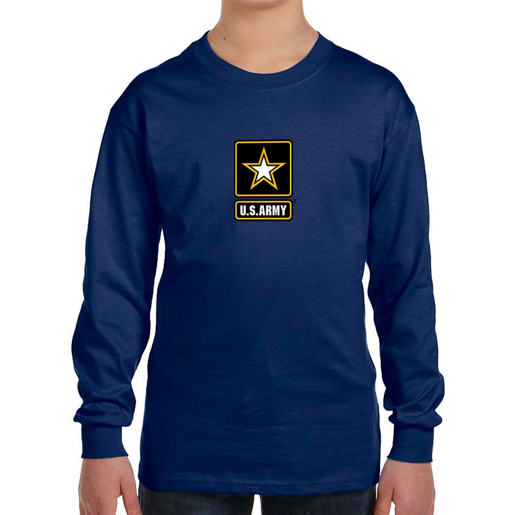 Army Youth Star Logo Long Sleeve T-Shirt