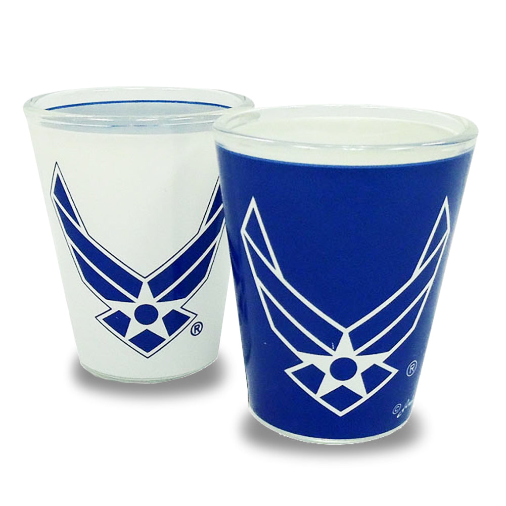 AIR FORCE 2 TONE SHOTGLASS