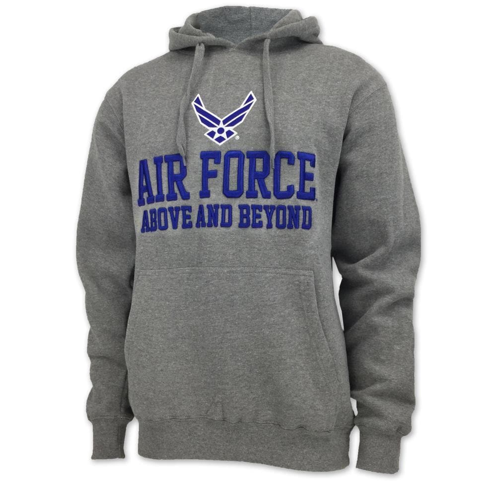 AIR FORCE ABOVE AND BEYOND FLEECE HOOD (GREY)