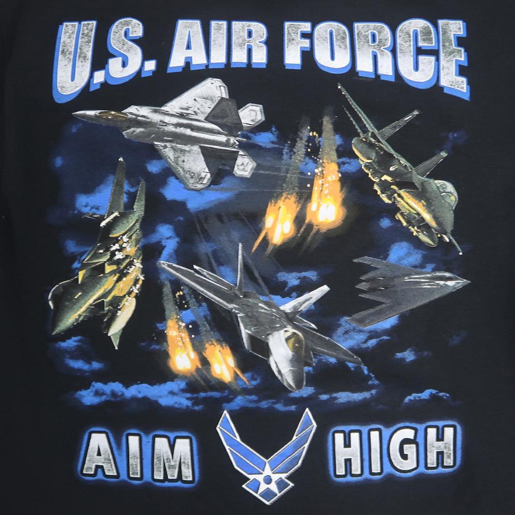 AIR FORCE AIM HIGH JETS T-SHIRT (BLACK) 3