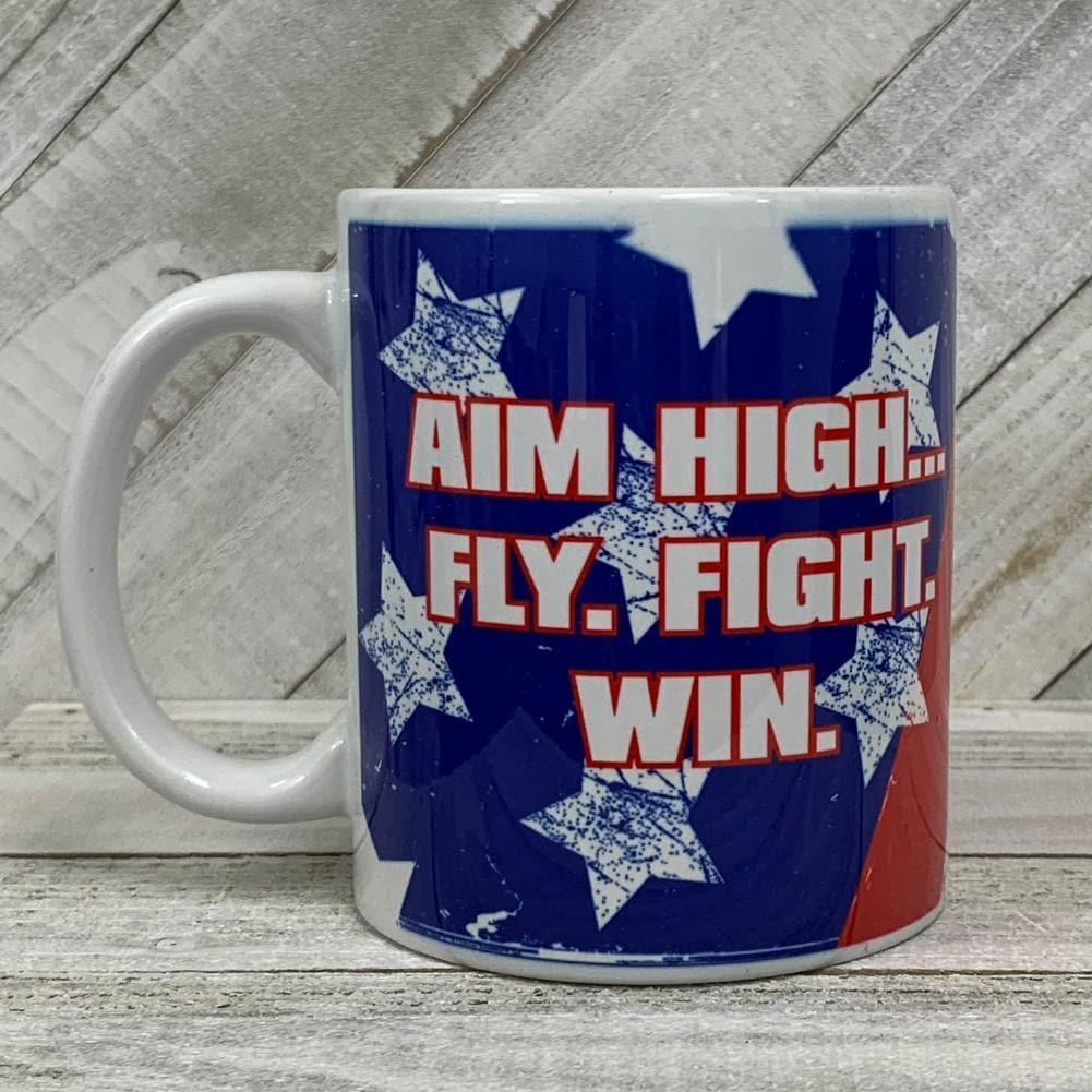 AIR FORCE DISTRESSED CERAMIC MUG 2