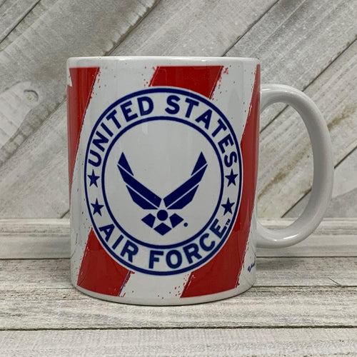 AIR FORCE DISTRESSED CERAMIC MUG 1