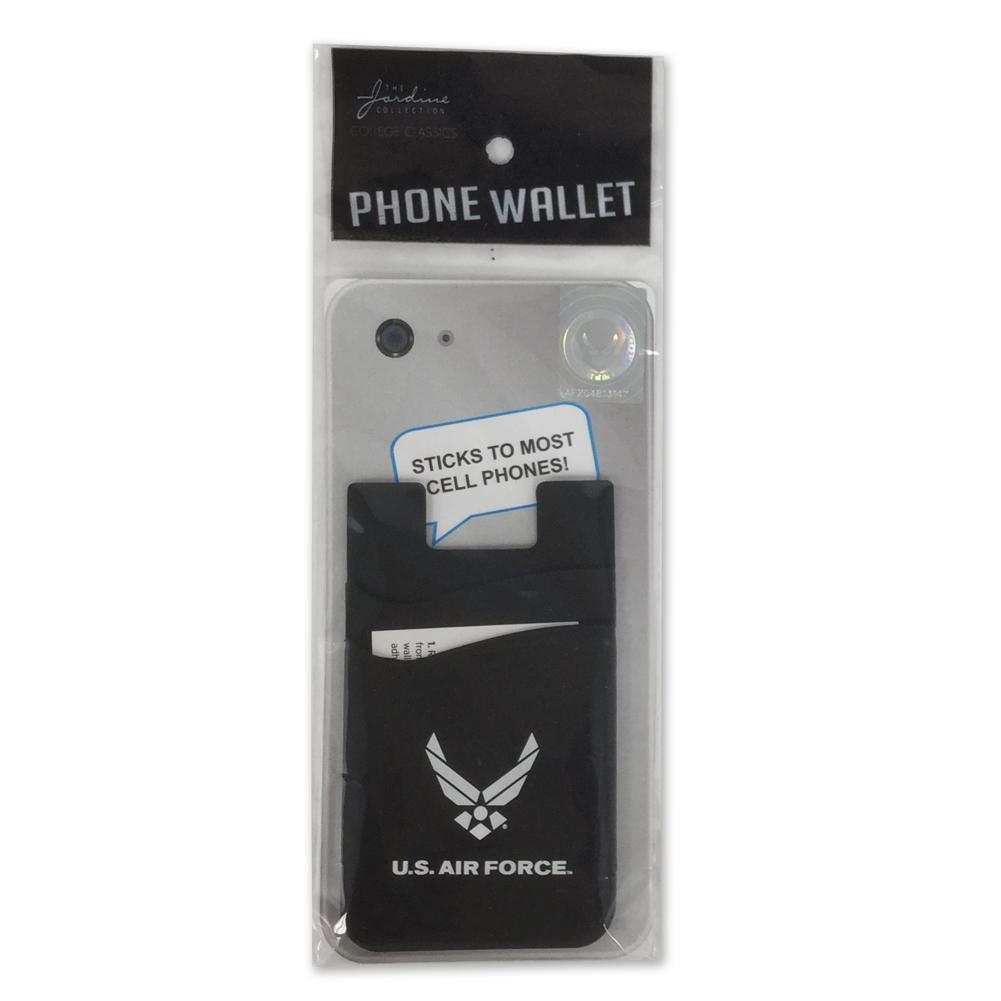 AIR FORCE DUAL POCKET SLIM PHONE WALLET (BLACK) 1