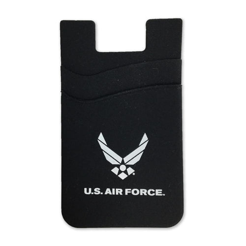 AIR FORCE DUAL POCKET SLIM PHONE WALLET (BLACK)