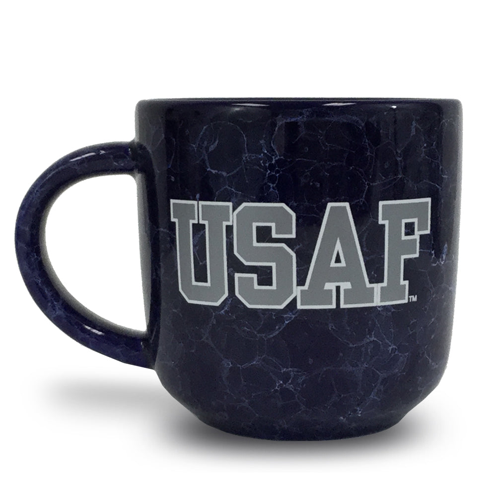 AIR FORCE MARBLED 17 OZ MUG (NAVY) 1