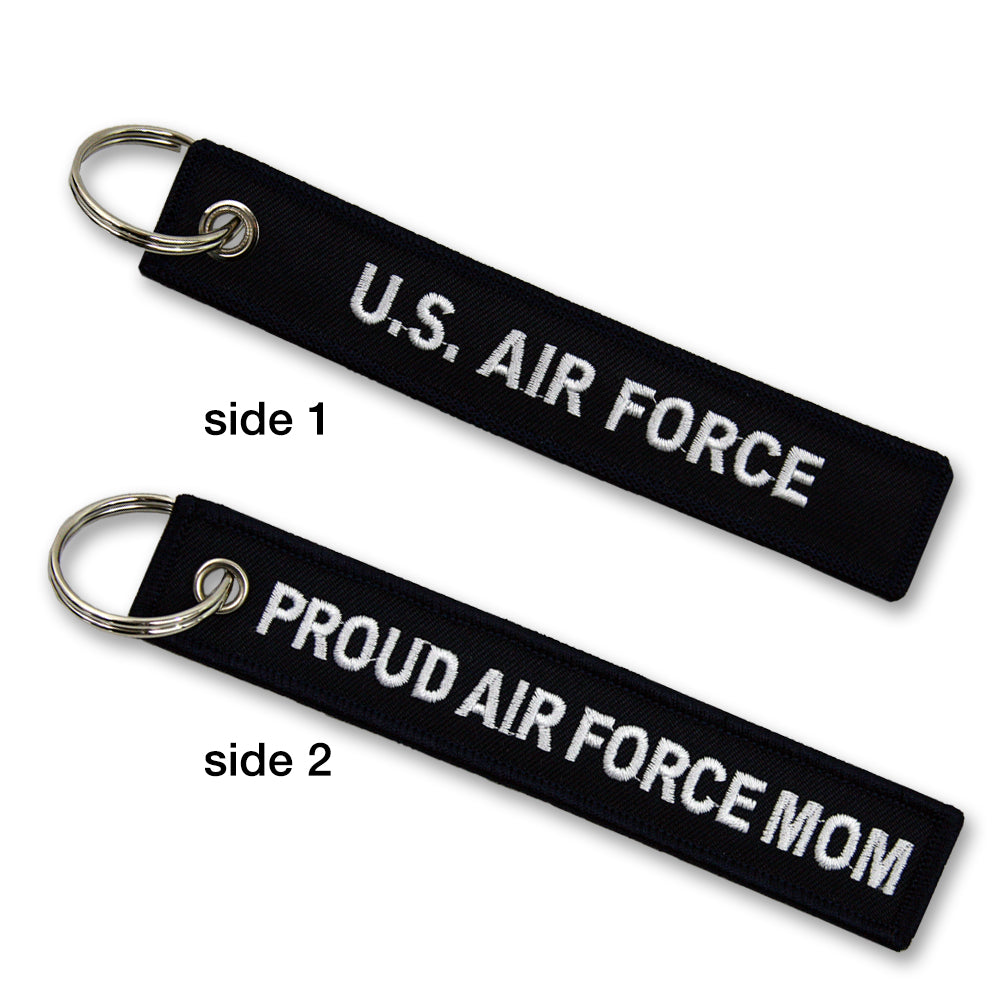 AIR FORCE PROUD MOM KEY CHAIN