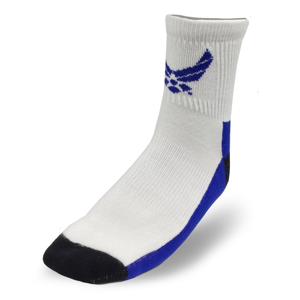 AIR FORCE QUARTER SOCK (WHITE)