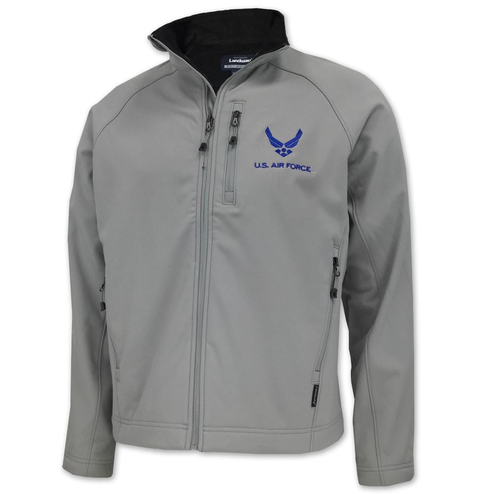 AIR FORCE SOFT SHELL JACKET (SILVER)