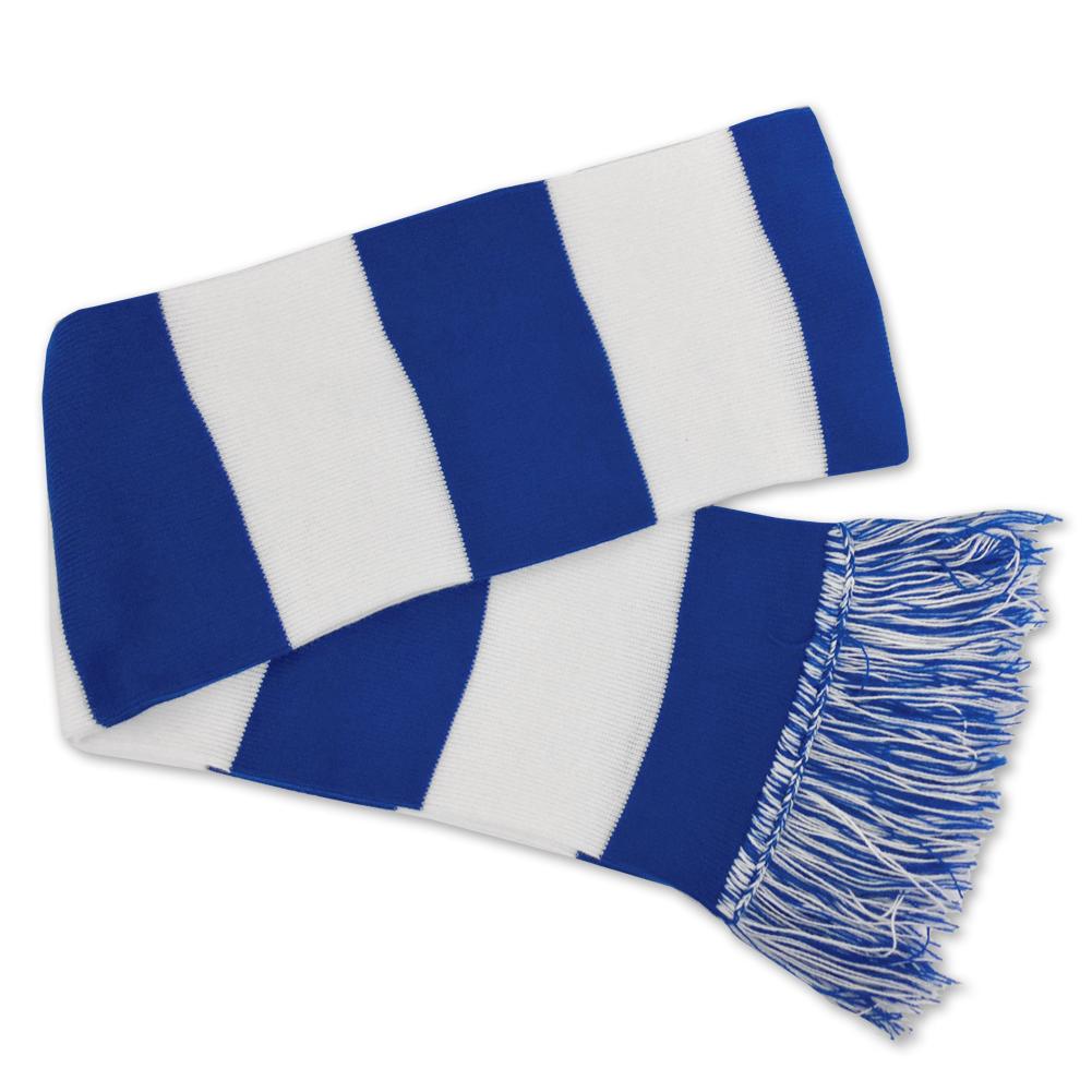 AIR FORCE STRIPE SCARF (ROYAL/WHITE)