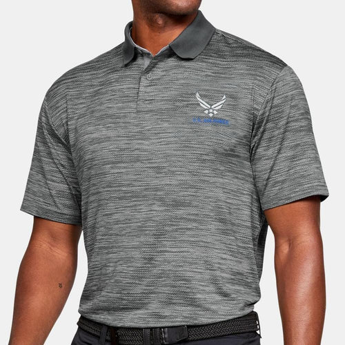 AIR FORCE UNDER ARMOUR WINGS POLO (GRAPHITE) 2