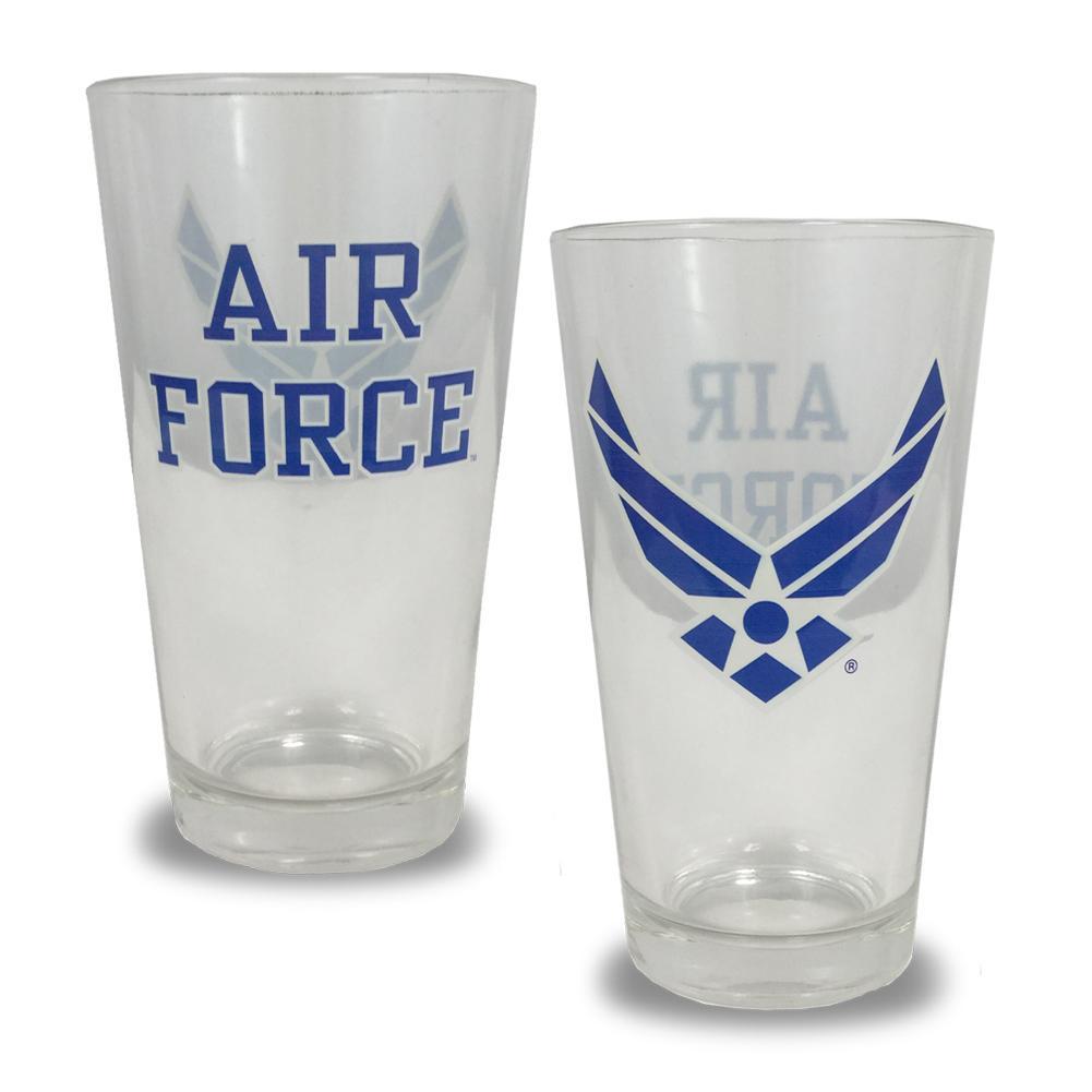 AIR FORCE WINGS 16OZ GLASS 2