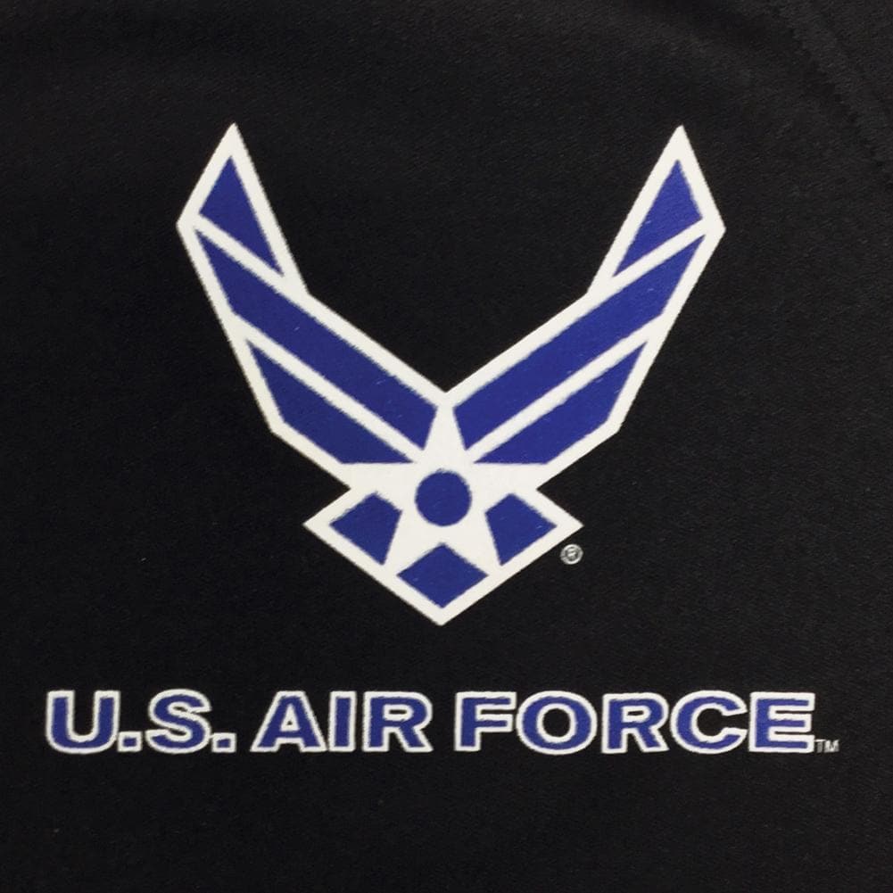 AIR FORCE WINGS LOGO PERFORMANCE 1/4 ZIP (BLACK) 1