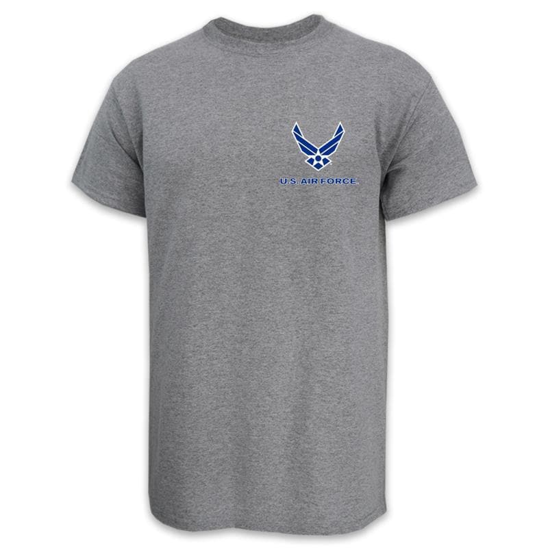 AIR FORCE WINGS LOGO T-SHIRT (GREY)