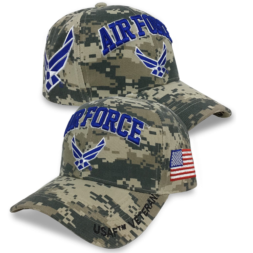 AIR FORCE WINGS VETERAN DIGITAL CAMO HAT (CAMO) 4