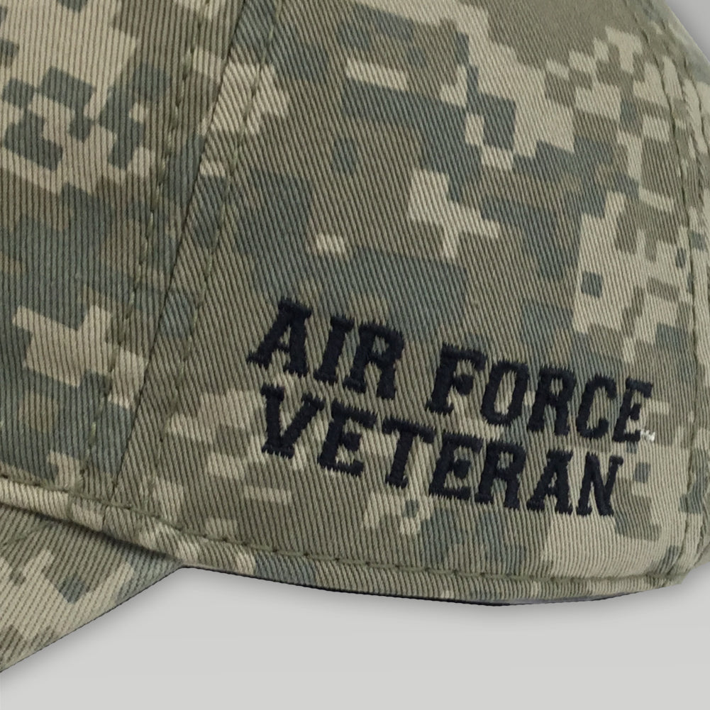 AIR FORCE WINGS VETERAN HAT (DIGI CAMO) 2