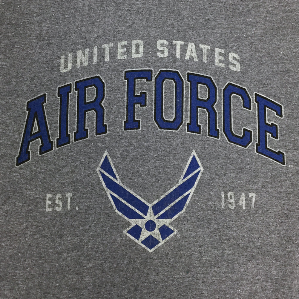 AIR FORCE WINGS EST. 1947 LONG SLEEVE T-SHIRT (GREY) 2