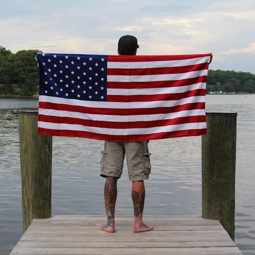 AMERICAN FLAG BEACH TOWEL (30"X60") 3