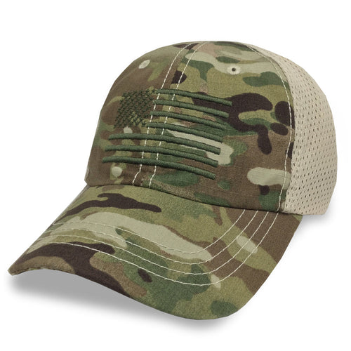 AMERICAN FLAG MESH HAT (CAMO) 5