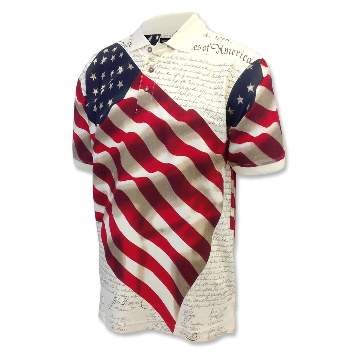 AMERICAN FLAG POLO (NATURAL) 5