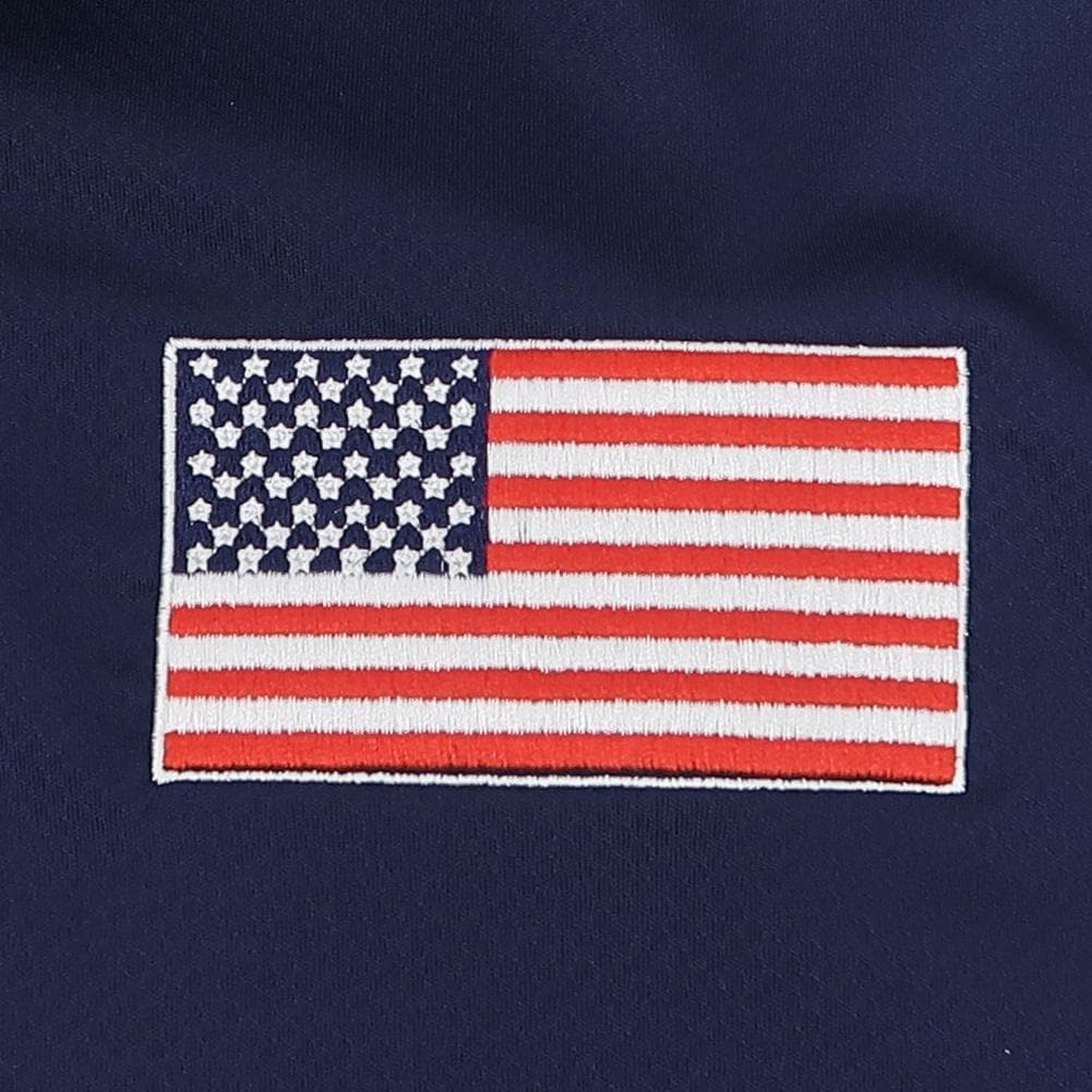 AMERICAN FLAG UNDER ARMOUR PERFORMANCE POLO (NAVY)