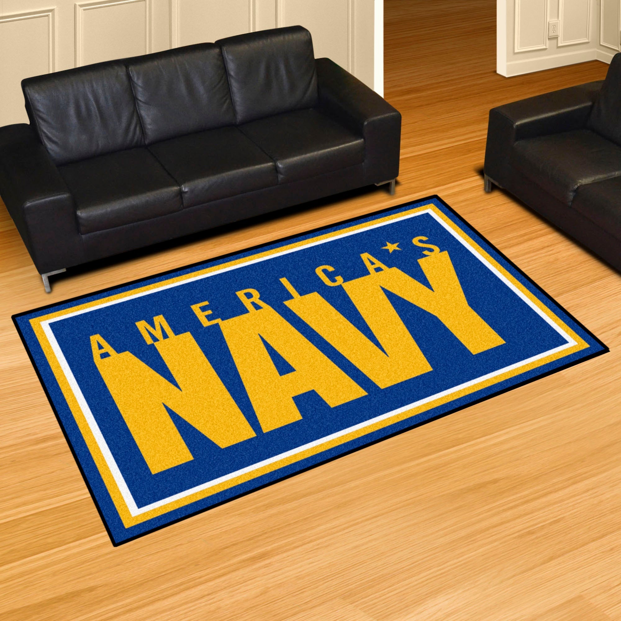 NAVY LARGE CARPET MAT 4