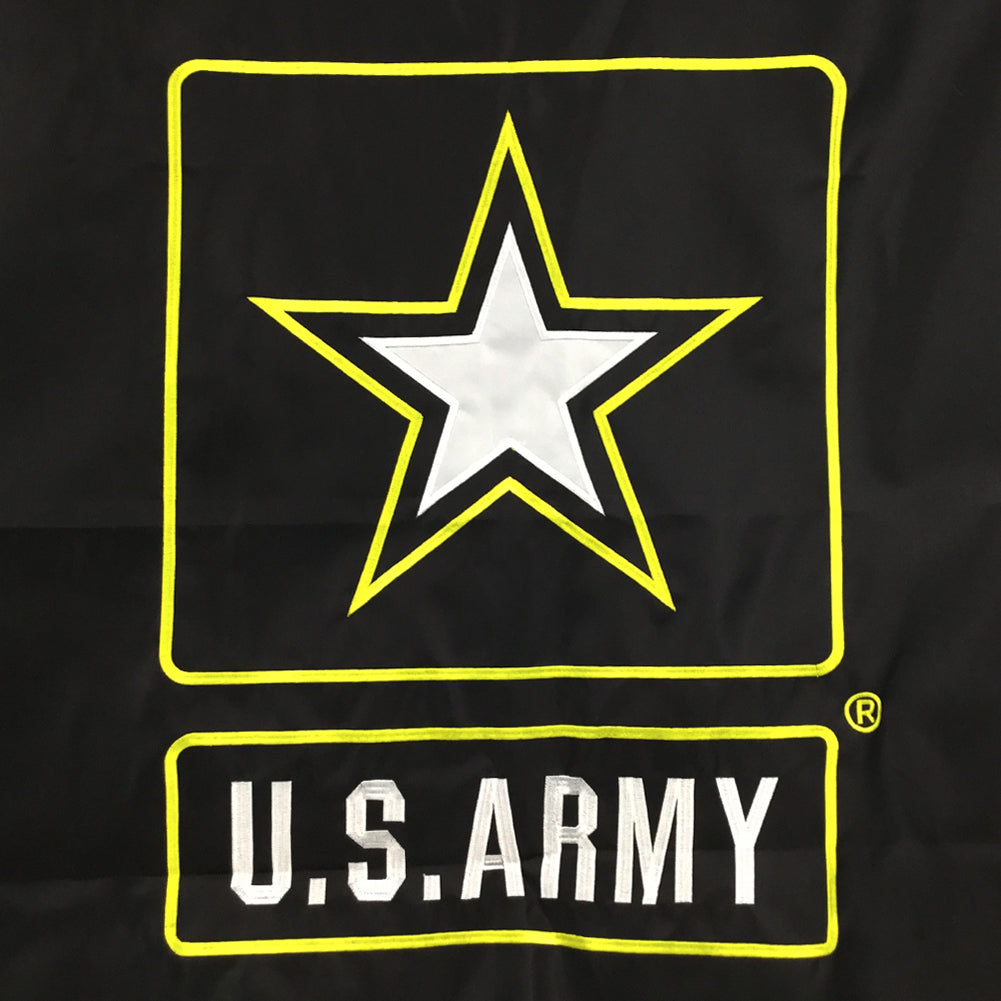 ARMY STAR 2 SIDED EMBROIDERED FLAG (3'X5')