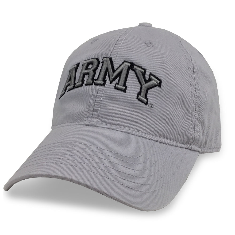 ARMY ARCH LOW PROFILE HAT (SILVER)