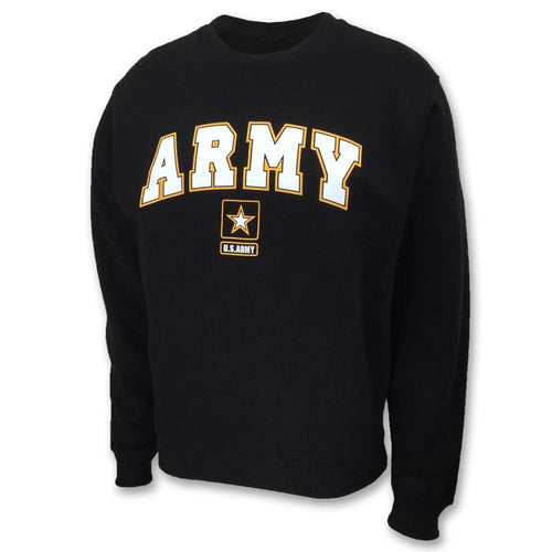 ARMY ARCH STAR CREWNECK (BLACK) 1