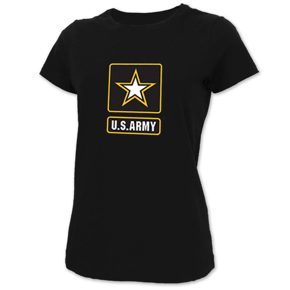 ARMY LADIES STAR LOGO SCOOP NECK T-SHIRT 12