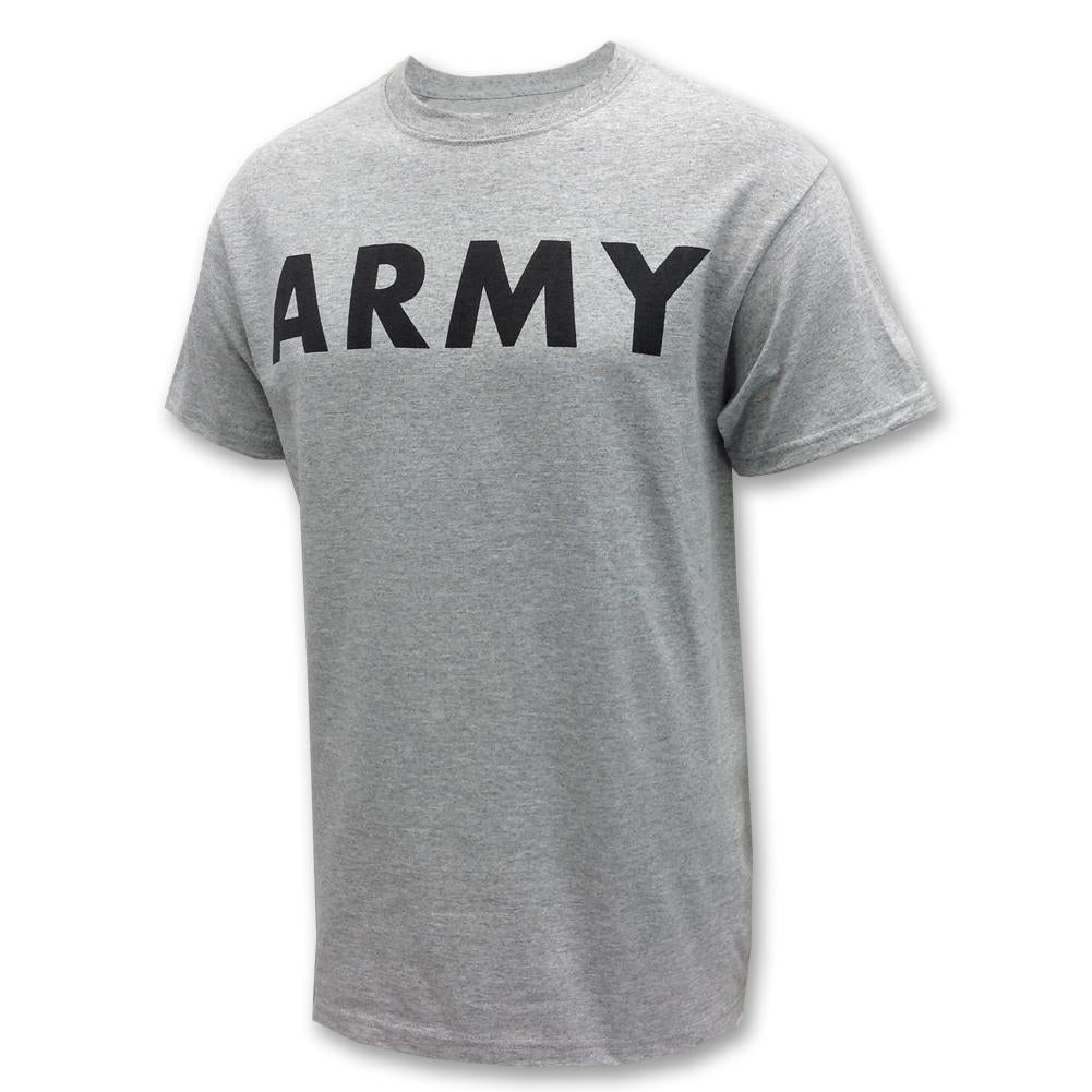 ARMY LOGO CORE T-SHIRT (GREY) 1