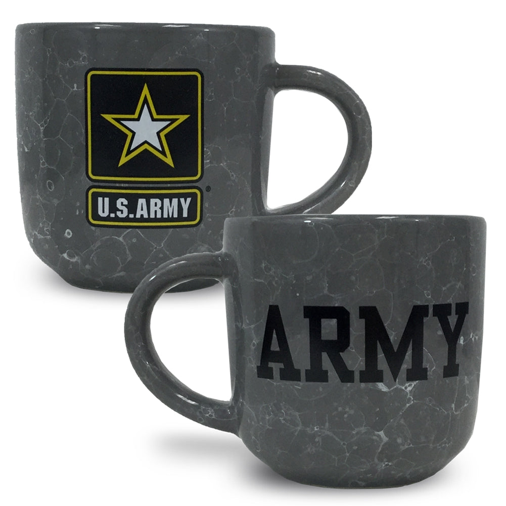 ARMY MARBLED 17 OZ MUG (GREY) 2