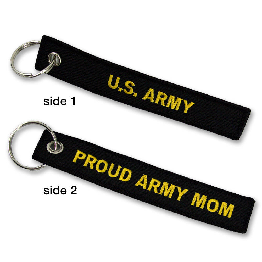 ARMY PROUD MOM KEY CHAIN 2