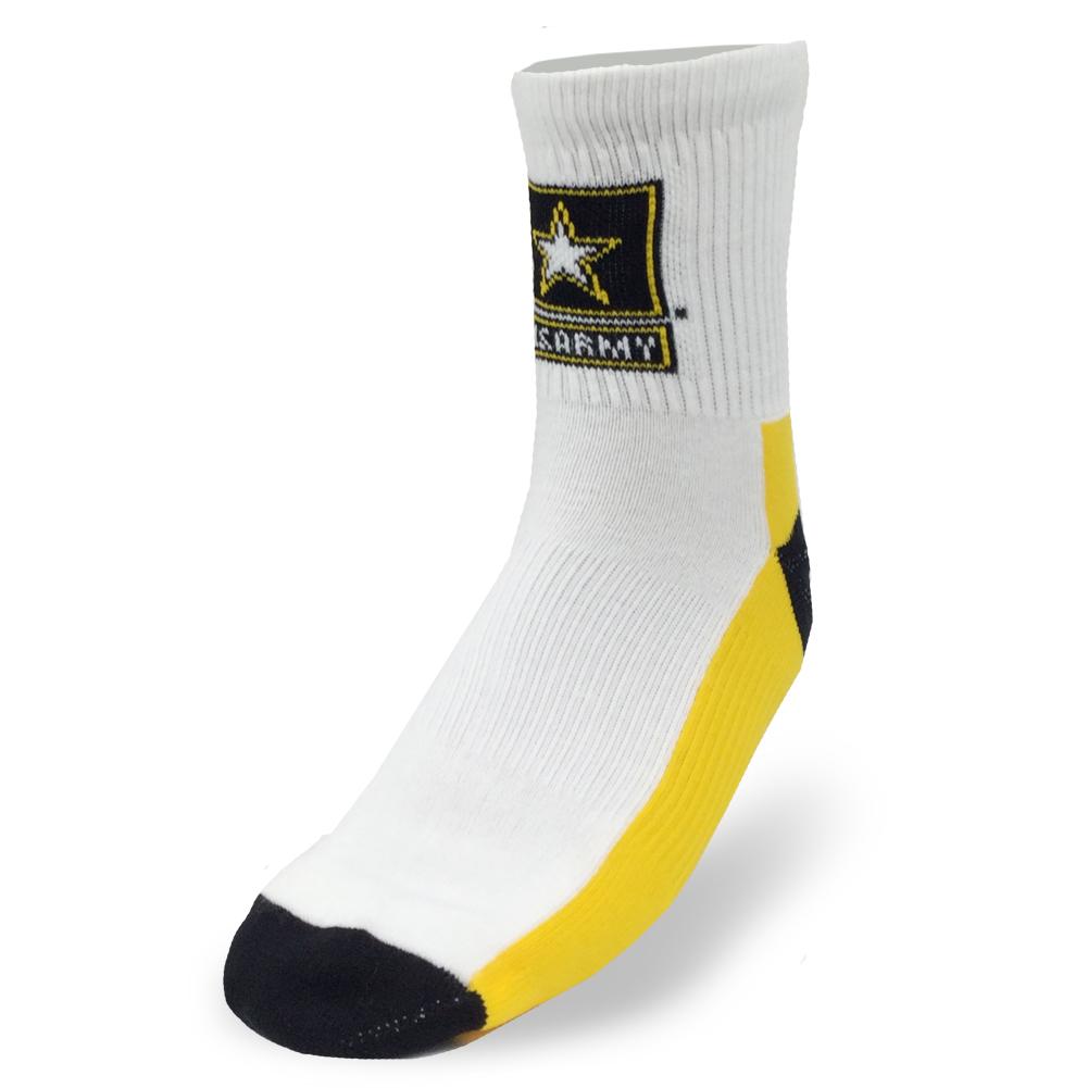 ARMY QUARTER SOCKS (WHITE)