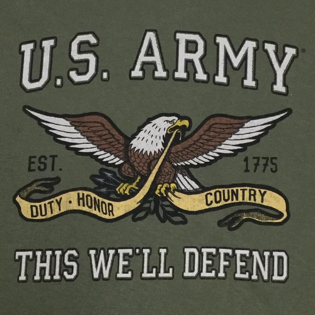 ARMY RETRO T-SHIRT (OD GREEN) 1